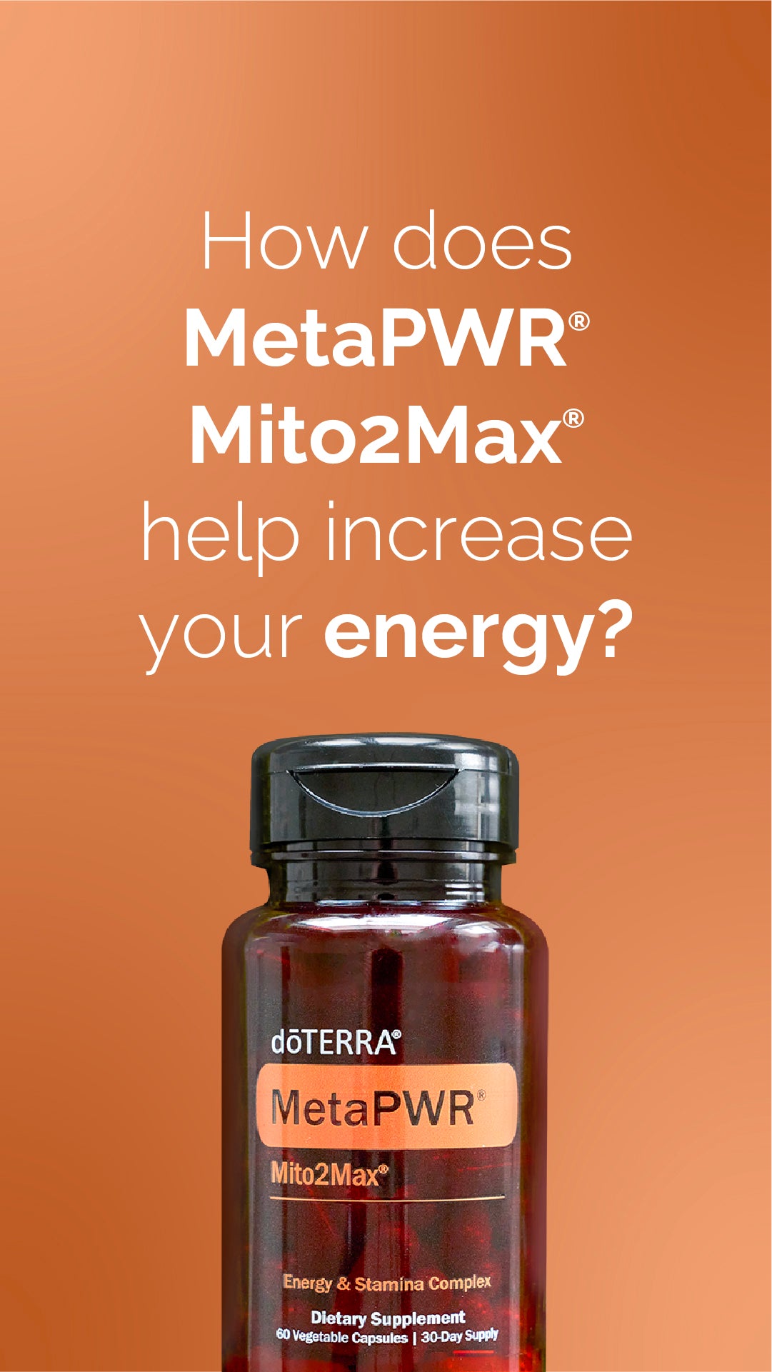 Doterra MetaPWR Mito2max zöldségkapszula